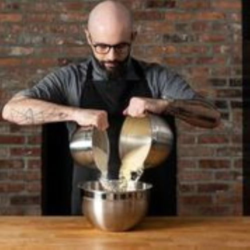 Babish Stainless Steel Mixing Bowl Set, 3-Piece